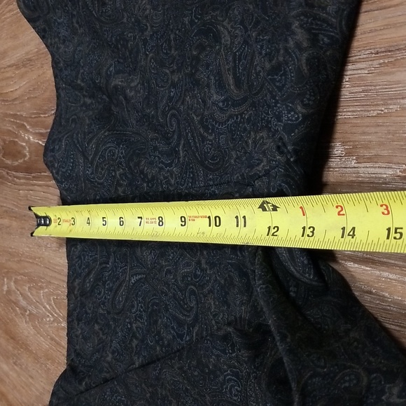 (XL) SP Studio Point Paisley Print Stretch Victorian Skinny Fit Comfy Trendy - Picture 8 of 10